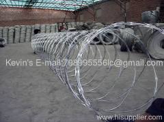 galvanized/ PVC coated razor wire/barbed wire