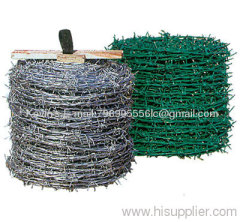 galvanized/PVC coated barbed /razor wire