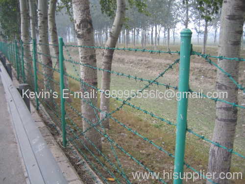 galvanized /PVC coated barbed wire razor wire