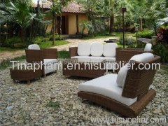 poly rattan sofa set