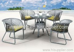 poly rattan coffee set