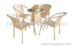 poly rattan coffee set