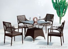 poly rattan coffee set