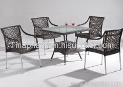 poly rattan coffee set