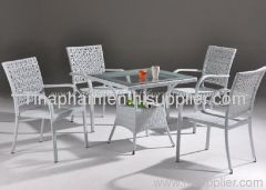 poly rattan coffee set