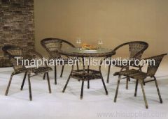 poly rattan coffee set