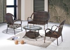 poly rattan coffee set