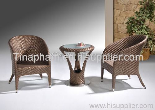 poly rattan coffee set