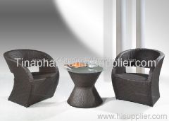 poly rattan coffee set