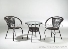 poly rattan coffee set