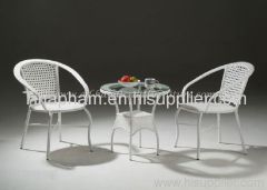 poly rattan coffee set