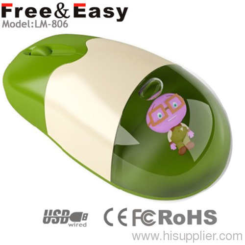 Can do customzed logo for the liquid mouse