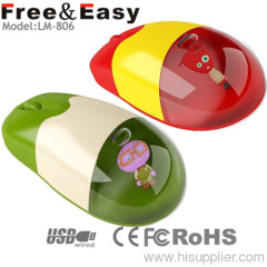 Best sell wired liquid mouse can do customized floater