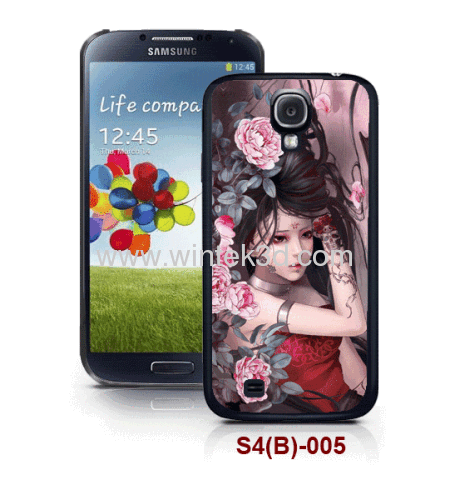 animated drawing picture Samsung galaxy S4 3d back case,with 3d picture,pc case,rubber coated.