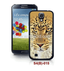 Tiger picture Samsung galaxy S4 3d case with pc case rubber coated,3d picture