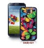 butterfly picture Samsung galaxy S4 case pc case rubber coated