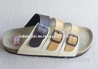 Womens / Men Cork Sandals , 9 Size Causal Three Belts Flat PU