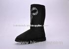 Black Childrens Winter Boots In Winter For Both Girls / Boys , 33 Size