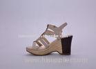 Sexy Women / Ladies Wedge Sandals , 9 Size Jute+TPR For Walking