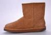 Camel Cow Suede Mens Winter Snow Boots , 8 Size Brown Boots