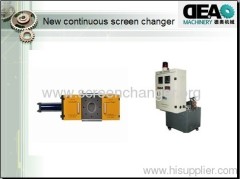 New continuous screen changer for foaming products