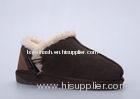 Mens Black Mens Winter Snow Boots , 11 Size Cow Suede Low TPR