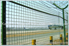 Galvanized+powder coated Airport Perimeter Fence