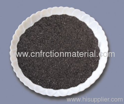 Spongy iron powder for friction material