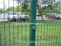 The PVC coated triangle bending of mesh (factory)