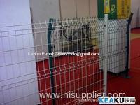 The PVC coated triangle bending of mesh (factory)