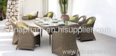 poly rattan dining set