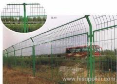 galvanized &PVC coated bilateral wire fence