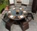 poly rattan dining set