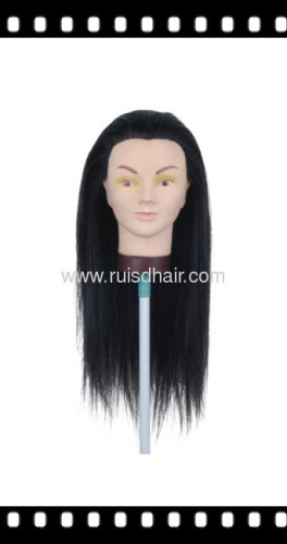 TRAINING HEAD FASHION 100% HUMAN HAIR GOOD QUALITY HEAD