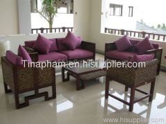 water hyacinth sofa set