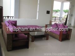 water hyacinth sofa set