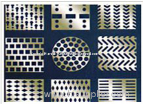 Perforated steel perforated galvanized steel