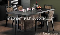 water hyacinth dining set