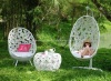 poly rattan swing chair