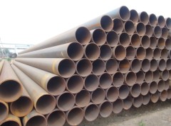 ERW Welded Pipes with Surface treatment Black or Varnish Coating .