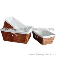 water hyacinth basket set