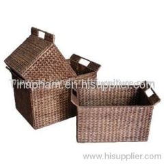 water hyacinth basket set