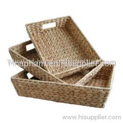 water hyacinth basket set