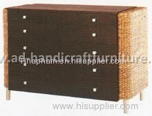 water hyacinth cabinet with drawer