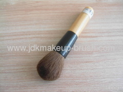 Mini soft Goat hair Blush Brush with Natural wooden Handle