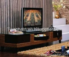 water hyacinth TV cabinet