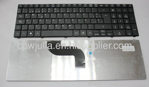 Brand new orginal laptop keyboards for Acer Aspire 5738 5738G 5536 5536G 5810 5810T Teclado Spanish