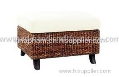 water hyacinth bench stool