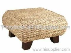 water hyacinth bench stool