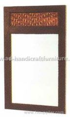 water hyacinth mirror frame